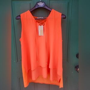 NWT Micheal Kors Sleeveless Blouse Large